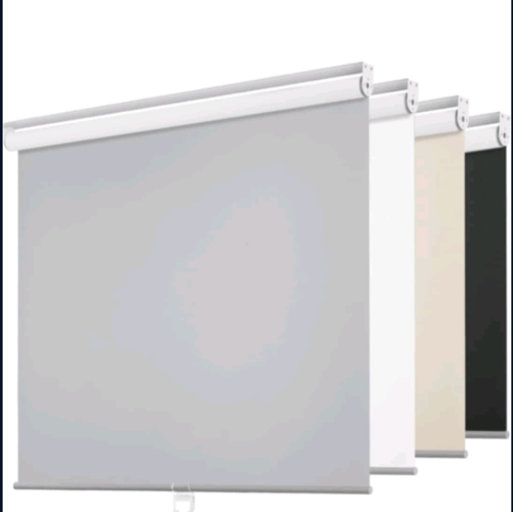 ChrisDowa 100% Blackout Roller Shade Insulated UV Protect 50*72"